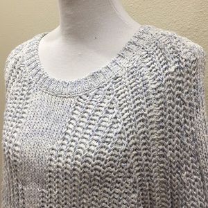 Sam Edelman Silver metallic sweater NWT
